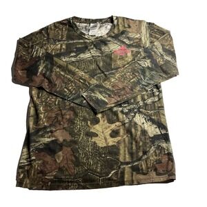 Mossy Oak Break Up‎ Infinity Camo Long Sleeve Shirt Women Medium Hunting Outdoor
